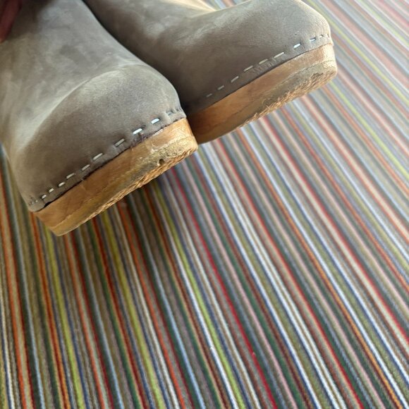 Store No. 6 New School Gray Clog Shoes Size 40 - Picture 6 of 10